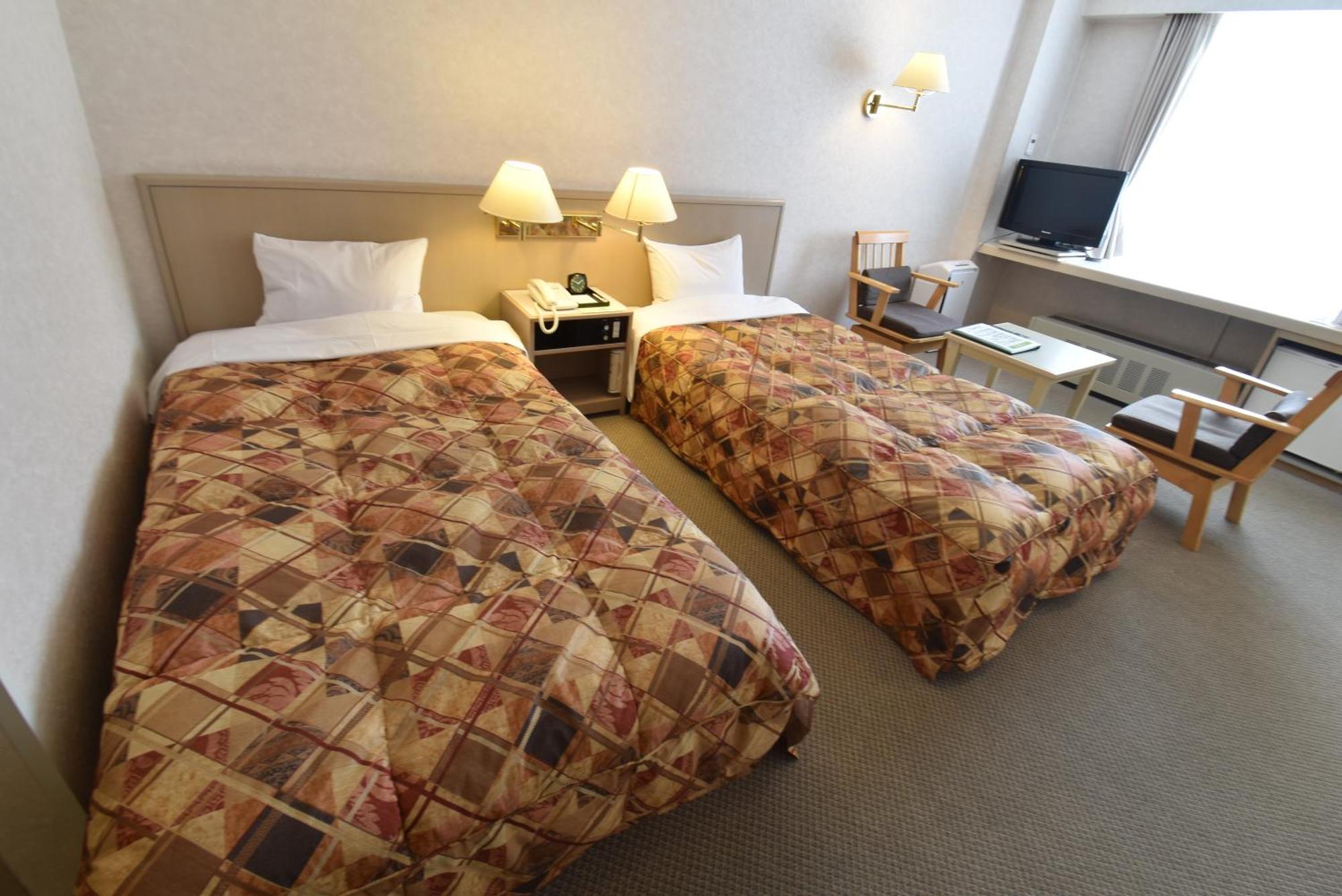 Biei Shirogane Onsen Hotel Park Hills Rum bild