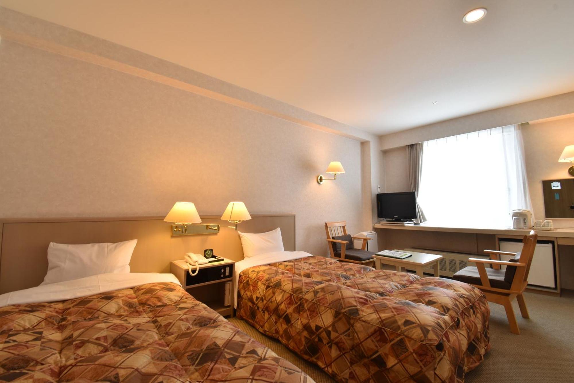 Biei Shirogane Onsen Hotel Park Hills Rum bild